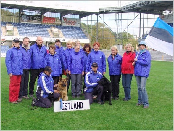 WUSV IPO MM 2006 (Randers, Taani) - Eesti meeskond fännidega
